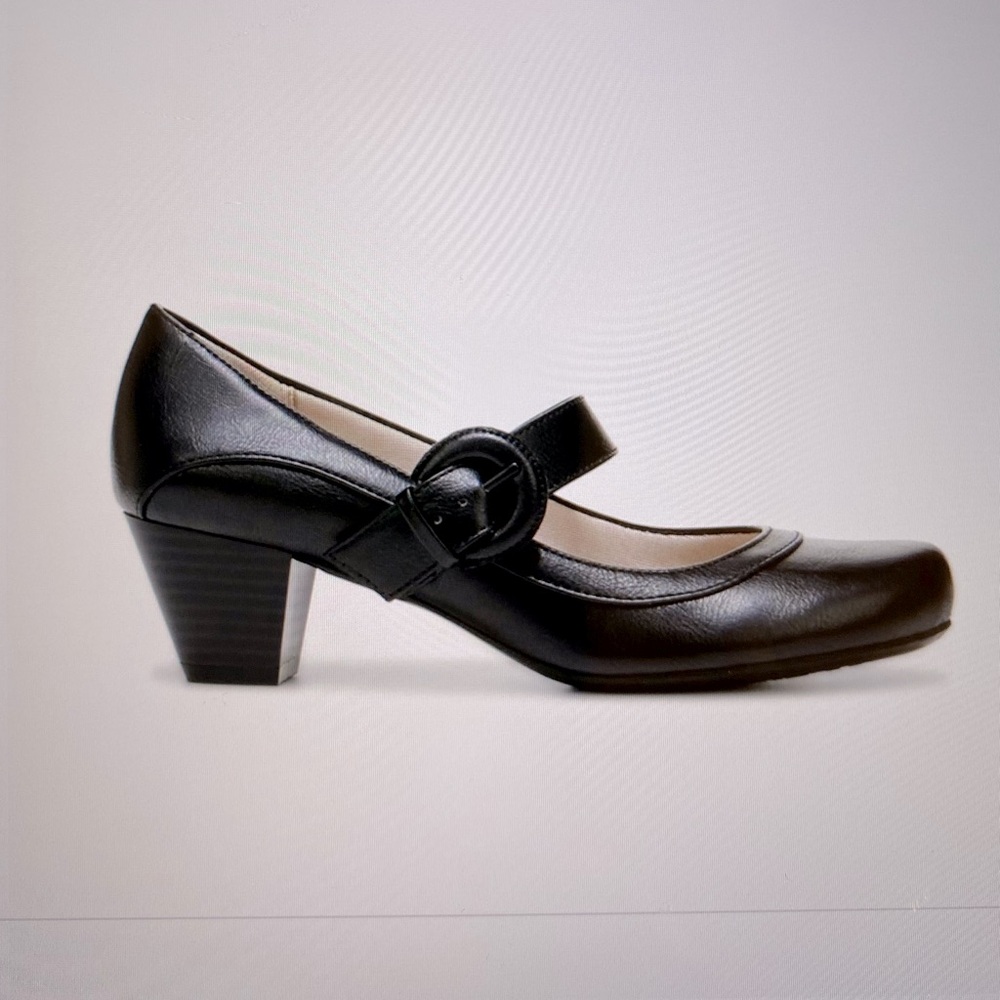 Life Stride Rozz Mary Jane Black SZ 8 Shoes